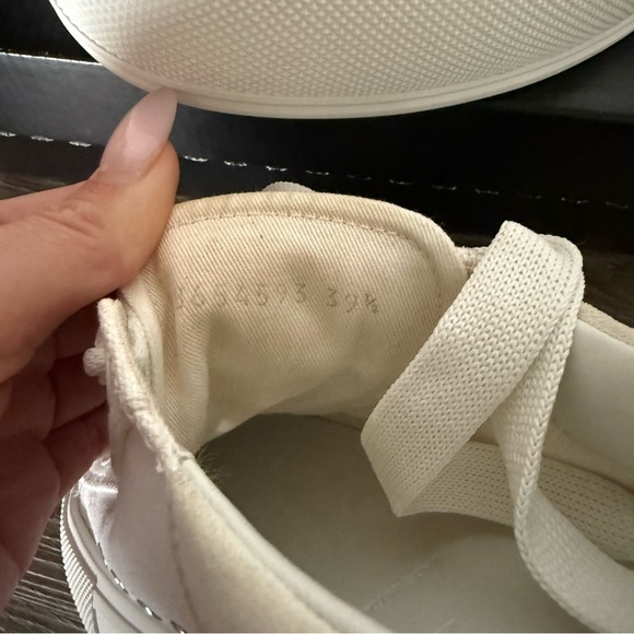 Alexander McQueen Deck Plimsoll Canvas & Suede Sneakers white - Picture 5 of 11